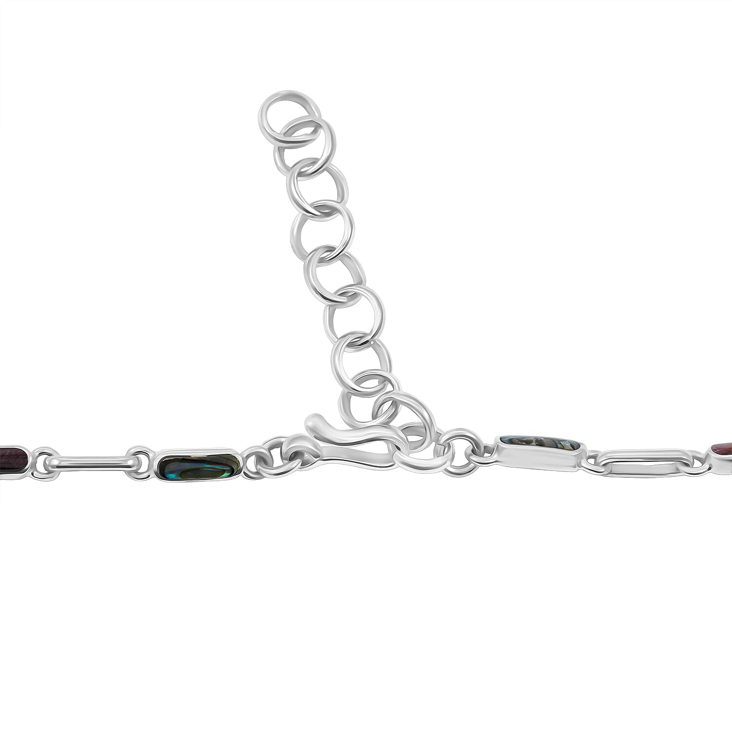 Peruvian Artistry Multi Gemstone 98.80 ctw Rainbow Sun and Moon Marina Necklace in Sterling Silver 18 Inches