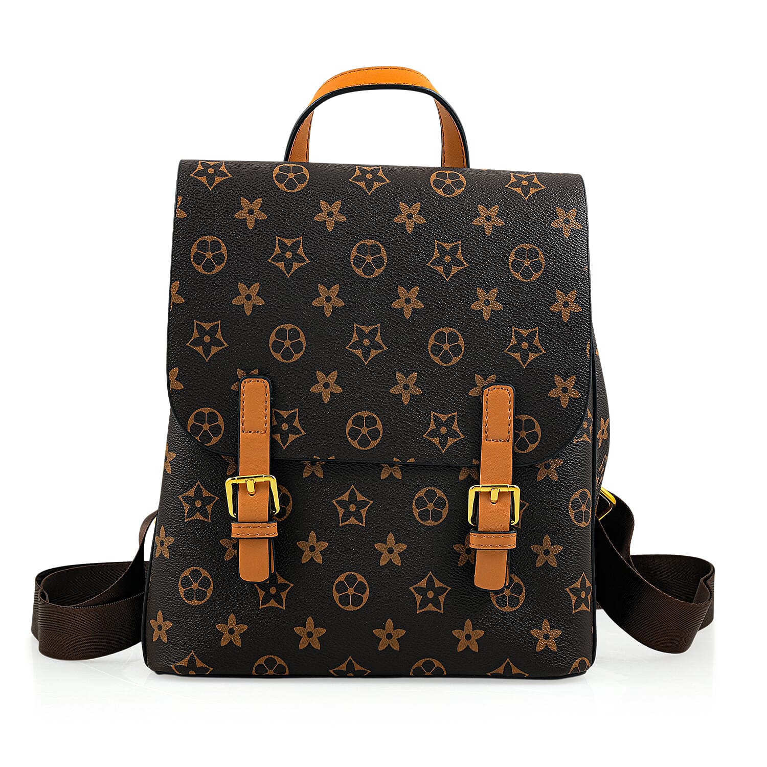 La Marey Rose Red Backpack with Shoulder Strap