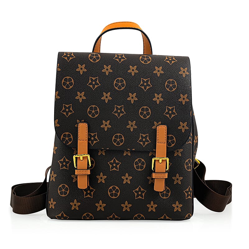 La Marey Rose Red Backpack with Shoulder Strap