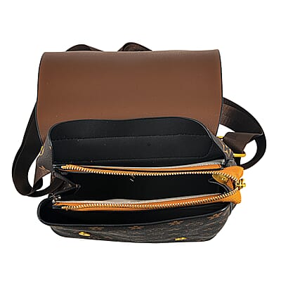La Marey Rose Red Backpack with Shoulder Strap