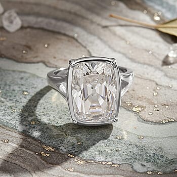 Rhodium Over Sterling Silver / 10 - Product card gallery slide 2 (10178337308985)