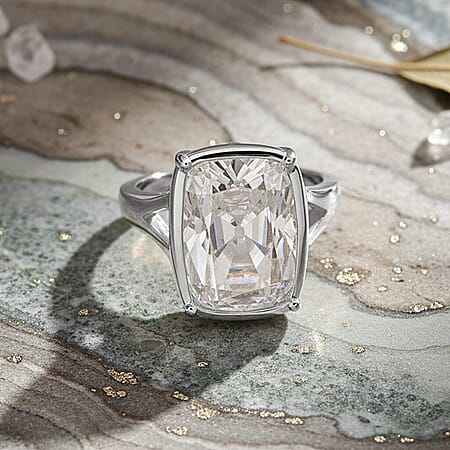 Rhodium Over Sterling Silver / 10 - Product card gallery slide 2 (10178337308985)