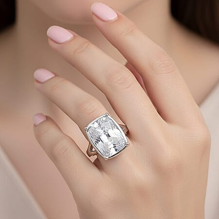Rhodium Over Sterling Silver / 10 - Product card gallery slide 3 (10178337308985)