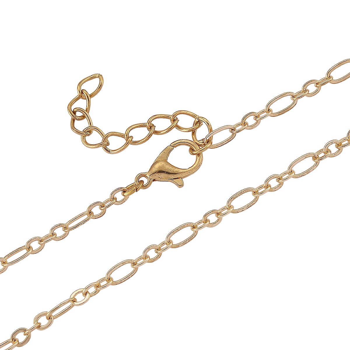 Doorbuster White Shell Pearl and Multi Color Austrian Crystal Golden Meadows Tarot Necklace in Goldtone 24 Inches image number 5