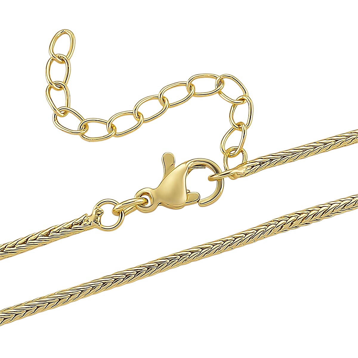 Simulated Diamond Heart Pendant Necklace in Goldtone 20-21.5 Inches  image number 5