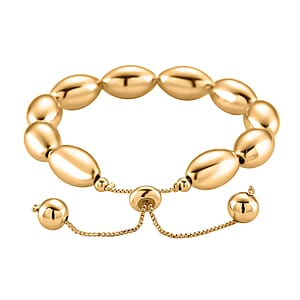 Doorbuster Beaded Chain Bracelet in Goldtone (6.0-9.0In)