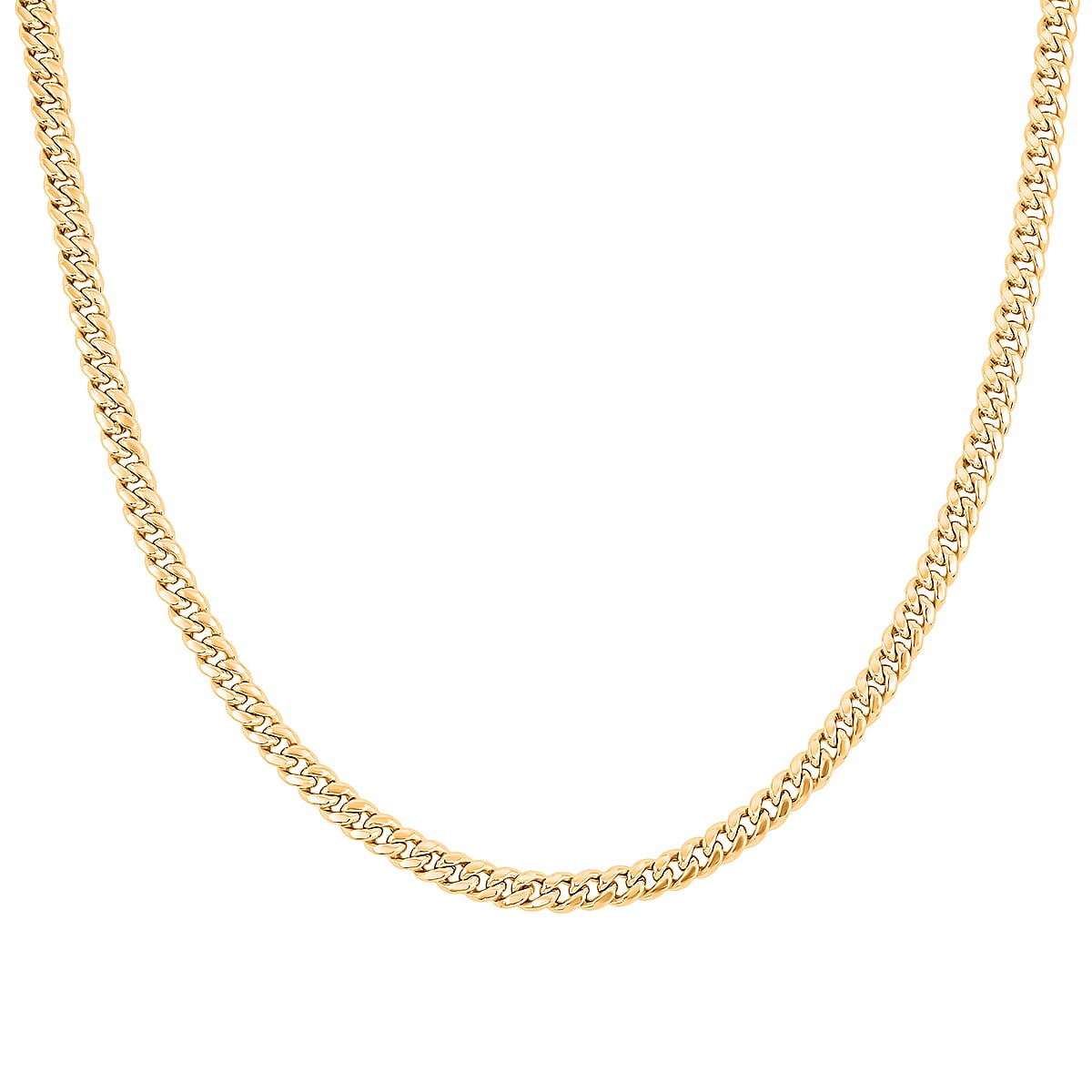 18K Yellow Gold 4.5mm Miami Necklace 22 Inches 10.70 Grams image number 3