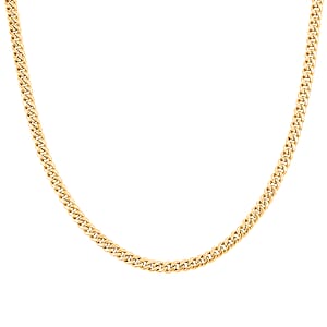 18K Yellow Gold 4.5mm Miami Necklace 22 Inches 10.70 Grams