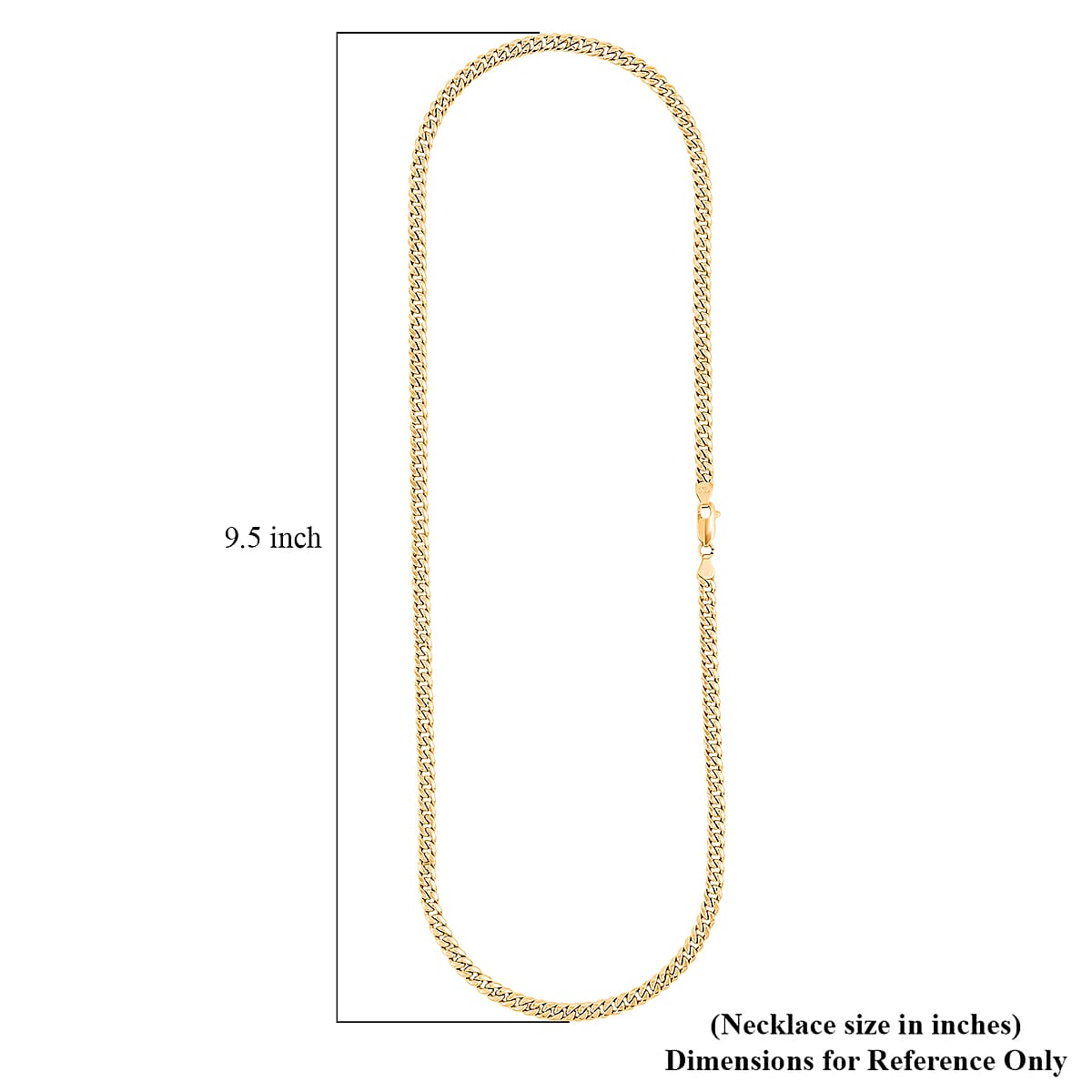 18K Yellow Gold 4.5mm Miami Necklace 22 Inches 10.70 Grams image number 4