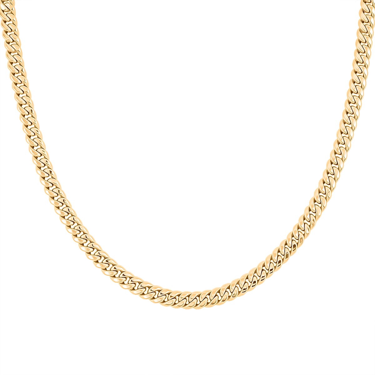 18K Yellow Gold 6mm Miami Necklace 22 Inches 12.06 Grams image number 3