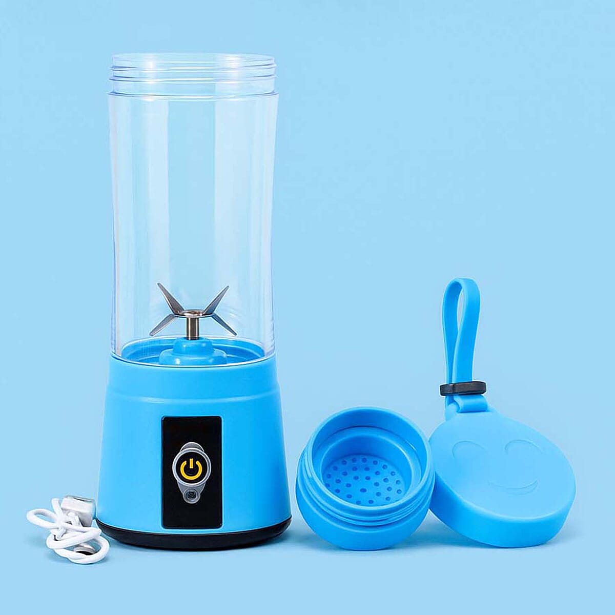 Closeout 3P EXPERTS JustMix Mini On-the-Go Juicer  - Blue image number 0