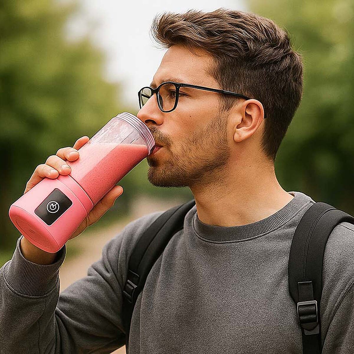 Closeout 3P EXPERTS JustMix Mini On-the-Go Juicer -Pink image number 2