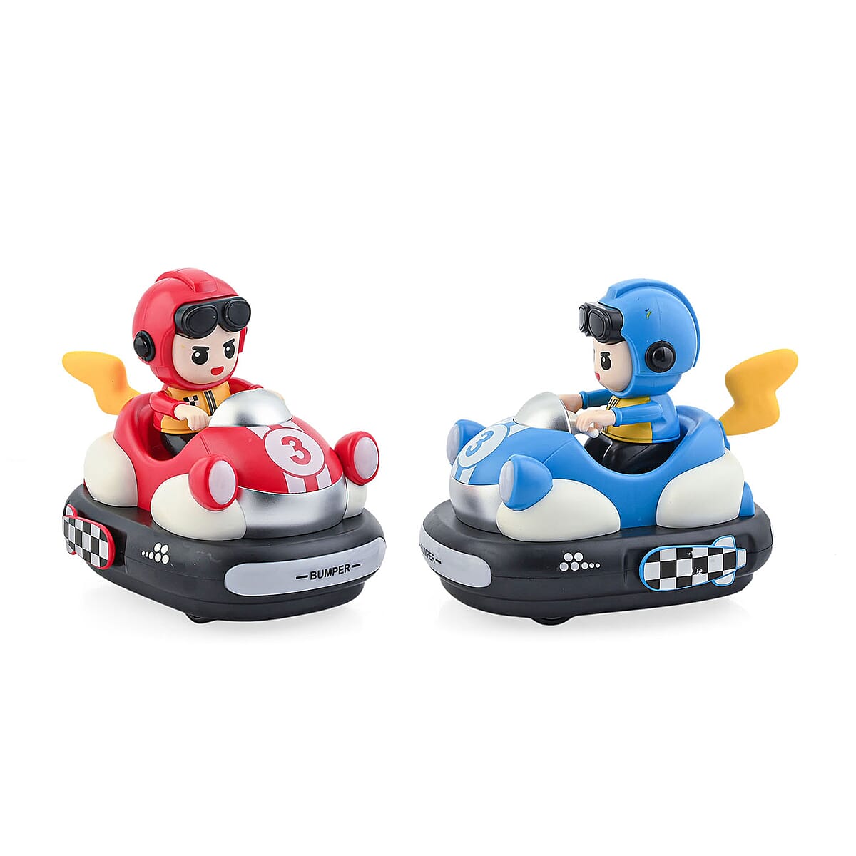 Closeout Dodgem Ejection Bumper Cars -Red and Blue image number 2