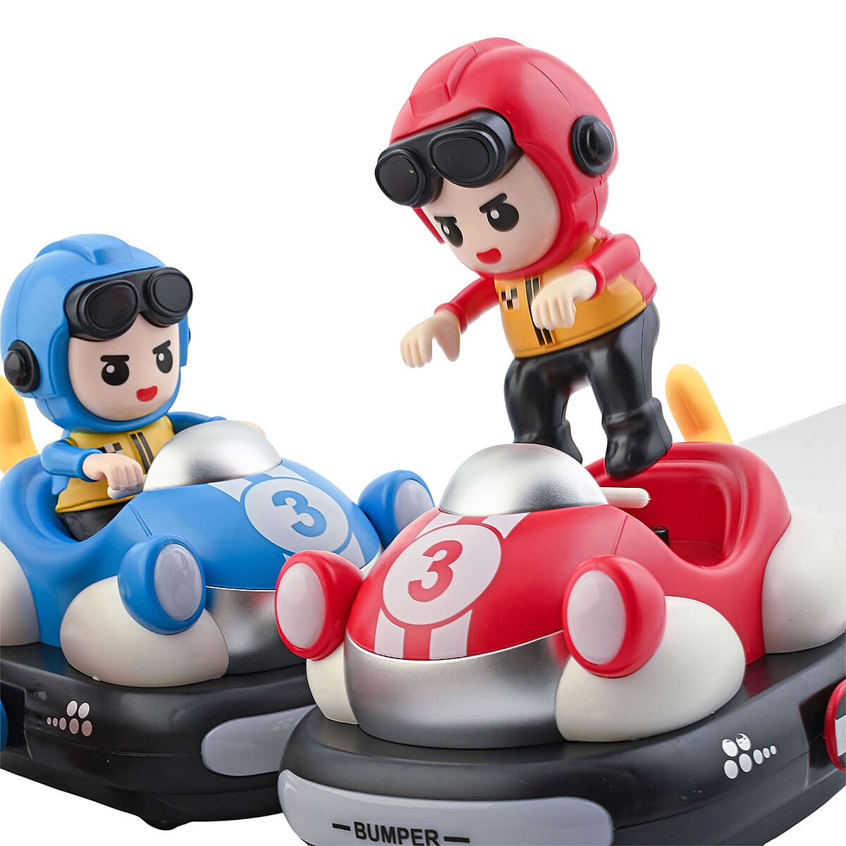 Closeout Dodgem Ejection Bumper Cars -Red and Blue image number 3