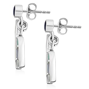 Peruvian Artistry Multi Gemstone 2.00 ctw Rainbow Cuzco Earrings in Sterling Silver