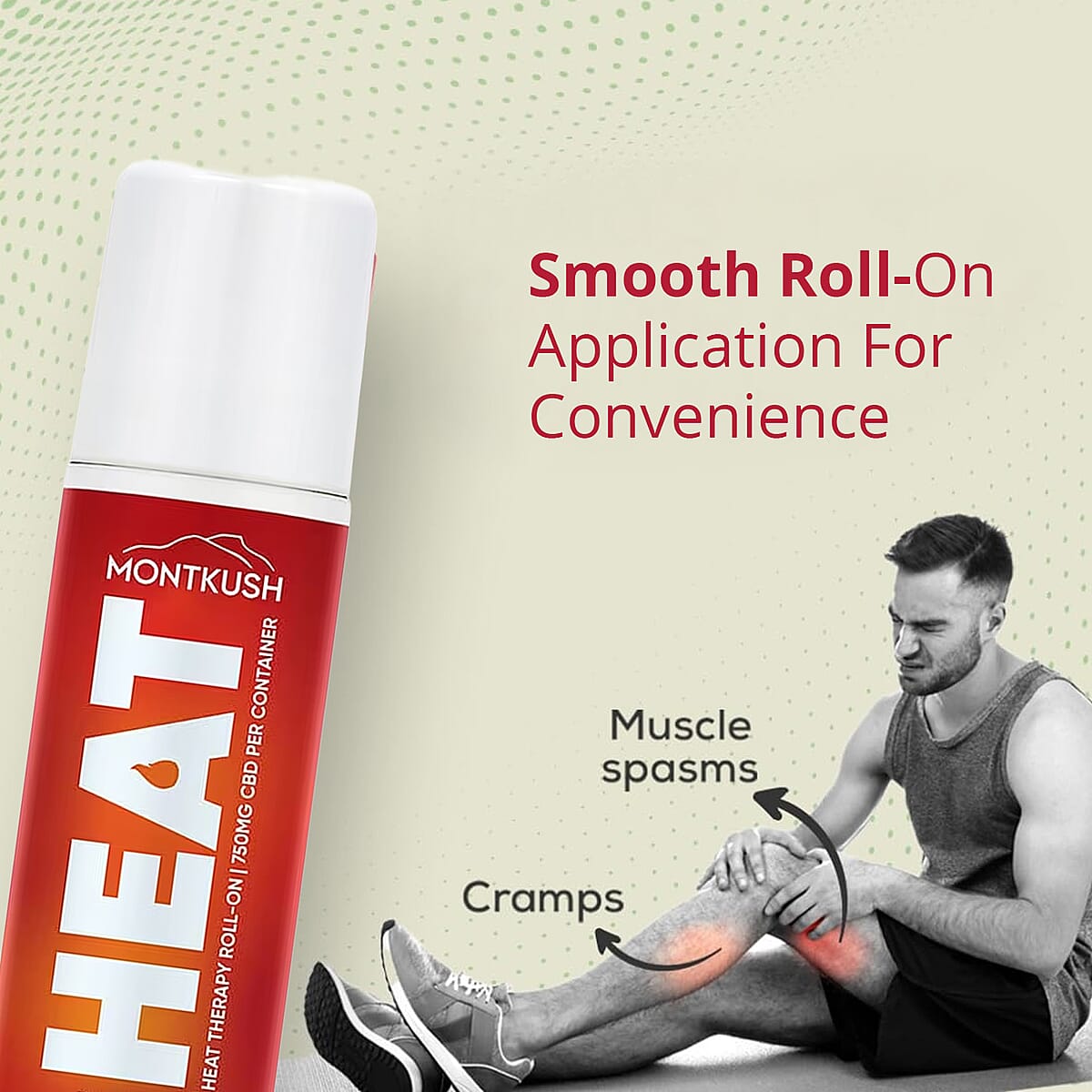 MontKush Heat Therapy Roll-On (3 oz) image number 1
