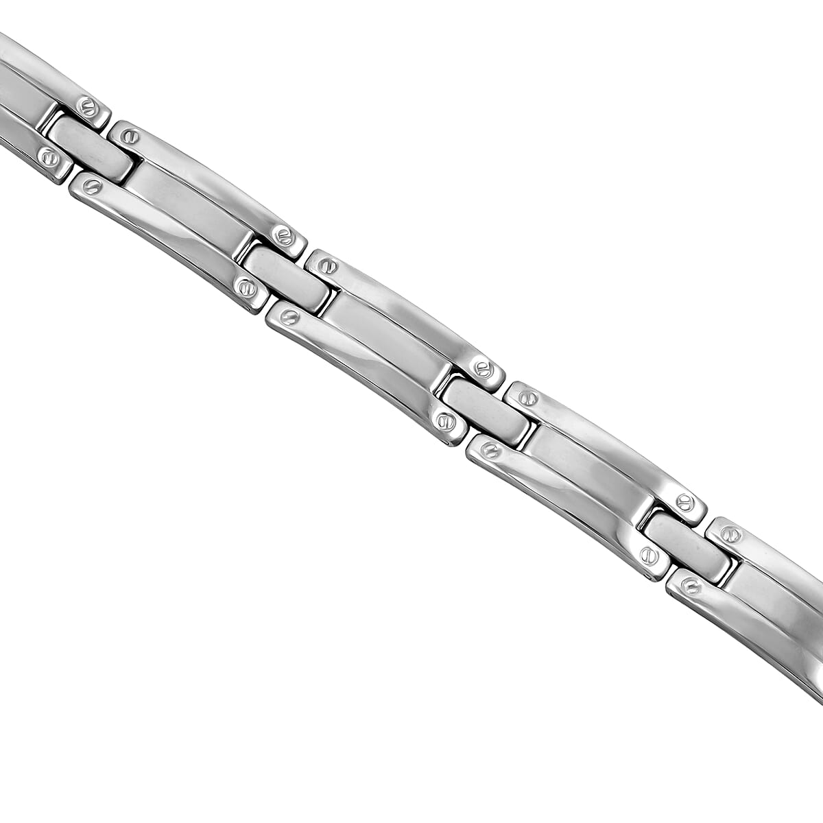 Link Chain Bracelet in Stainless Steel (8.00 In) image number 3