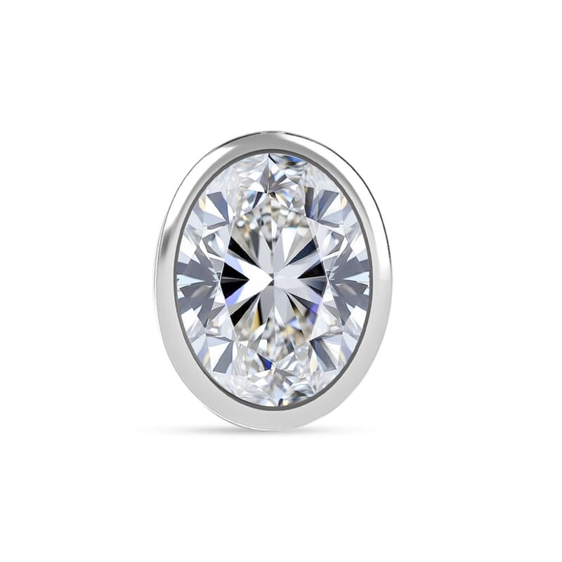 Luxuriant Lab Grown Diamond E-F VS 1.00 ctw Pendant without Chain in 950 Platinum