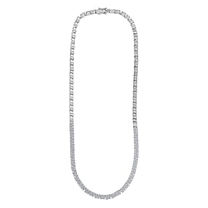 Doorbuster Luxuriant Lab Grown Diamond G-H SI 5.00 ctw Celestial Duality Necklace 18 Inches in Rhodium Over Sterling Silver (Del. in 10-12 Days)