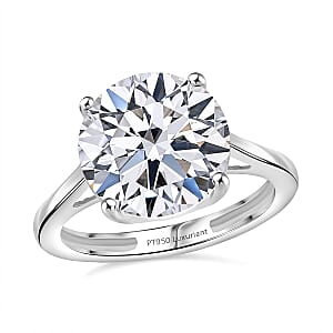IGI Certified 950 Platinum Luxuriant Lab Grown Diamond (E-F, VS) Ring (Size 10.0) 5.00 ctw
