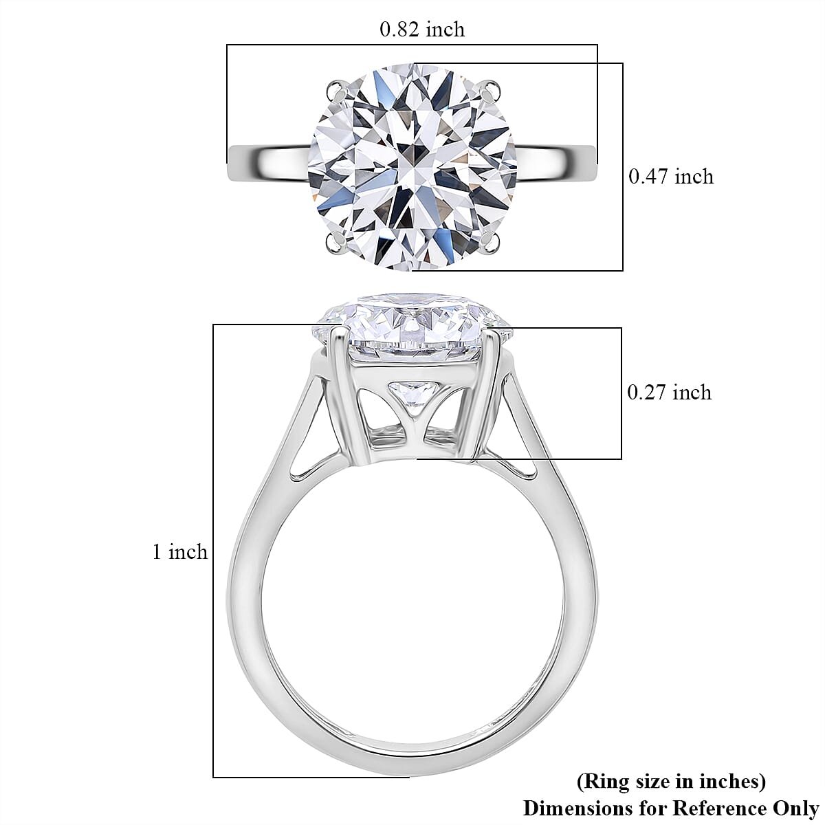 Doorbuster IGI Certified Luxuriant Lab Grown Diamond E-F VS 5.00 ctw Ring in 950 Platinum (Size 6.0) 5.40 Grams image number 5