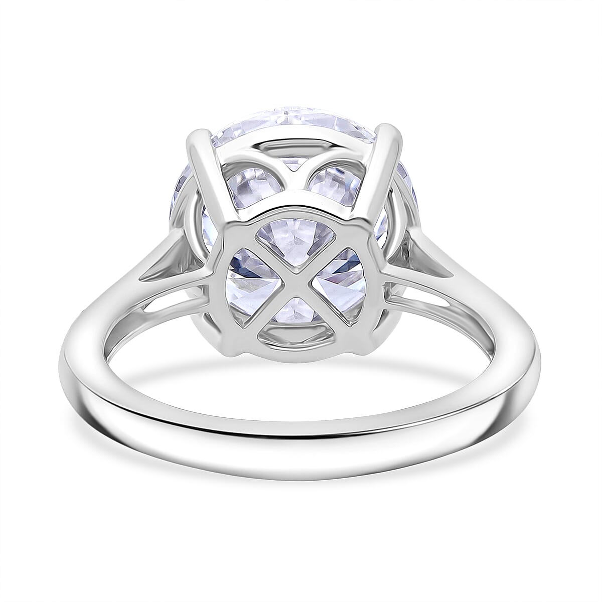 Doorbuster IGI Certified Luxuriant Lab Grown Diamond E-F VS 5.00 ctw Ring in 950 Platinum (Size 7.0) image number 4