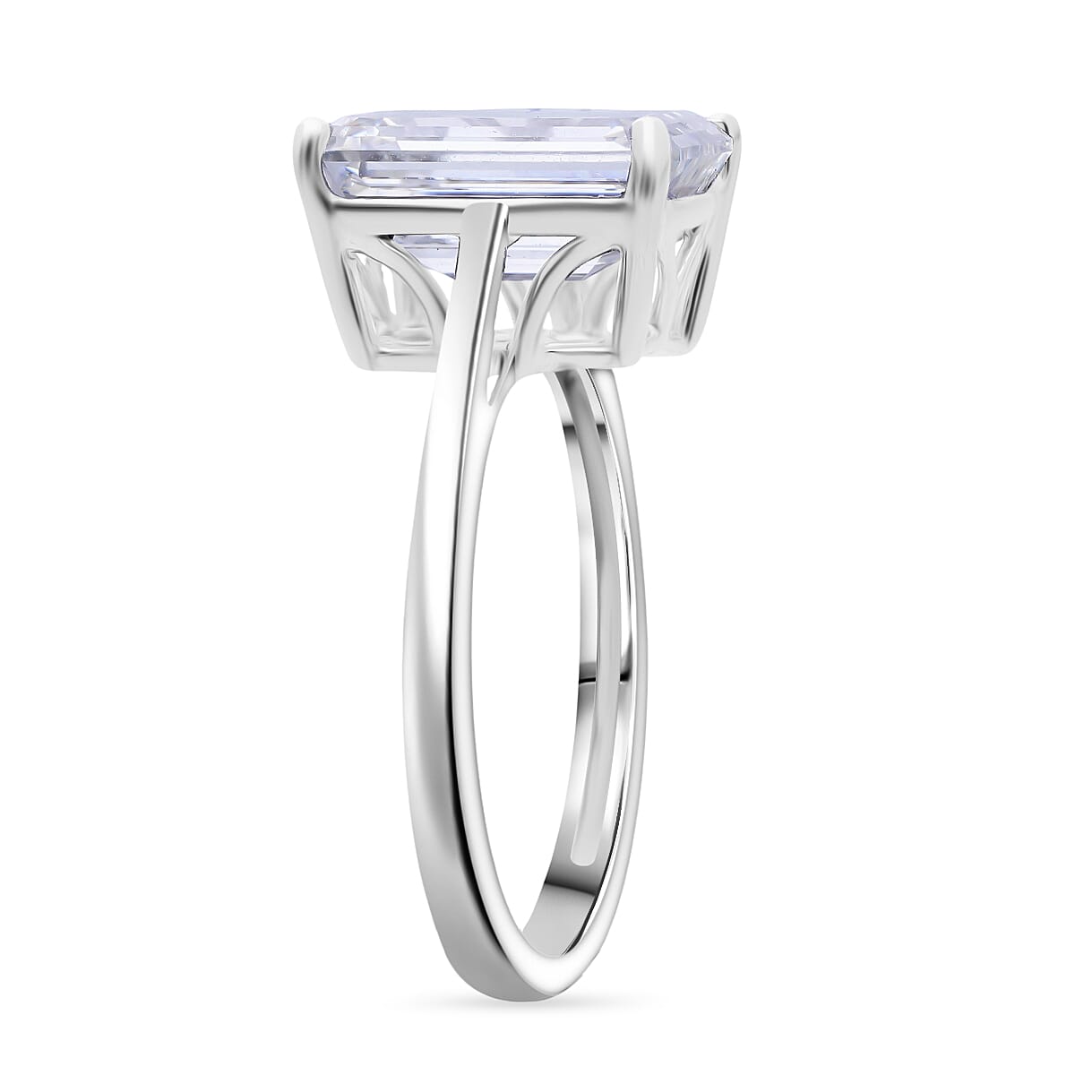 IGI Certified Luxuriant Lab Grown Diamond Solitaire Ring in 950 Platinum 5.00 ctw (Size 7.0) image number 3