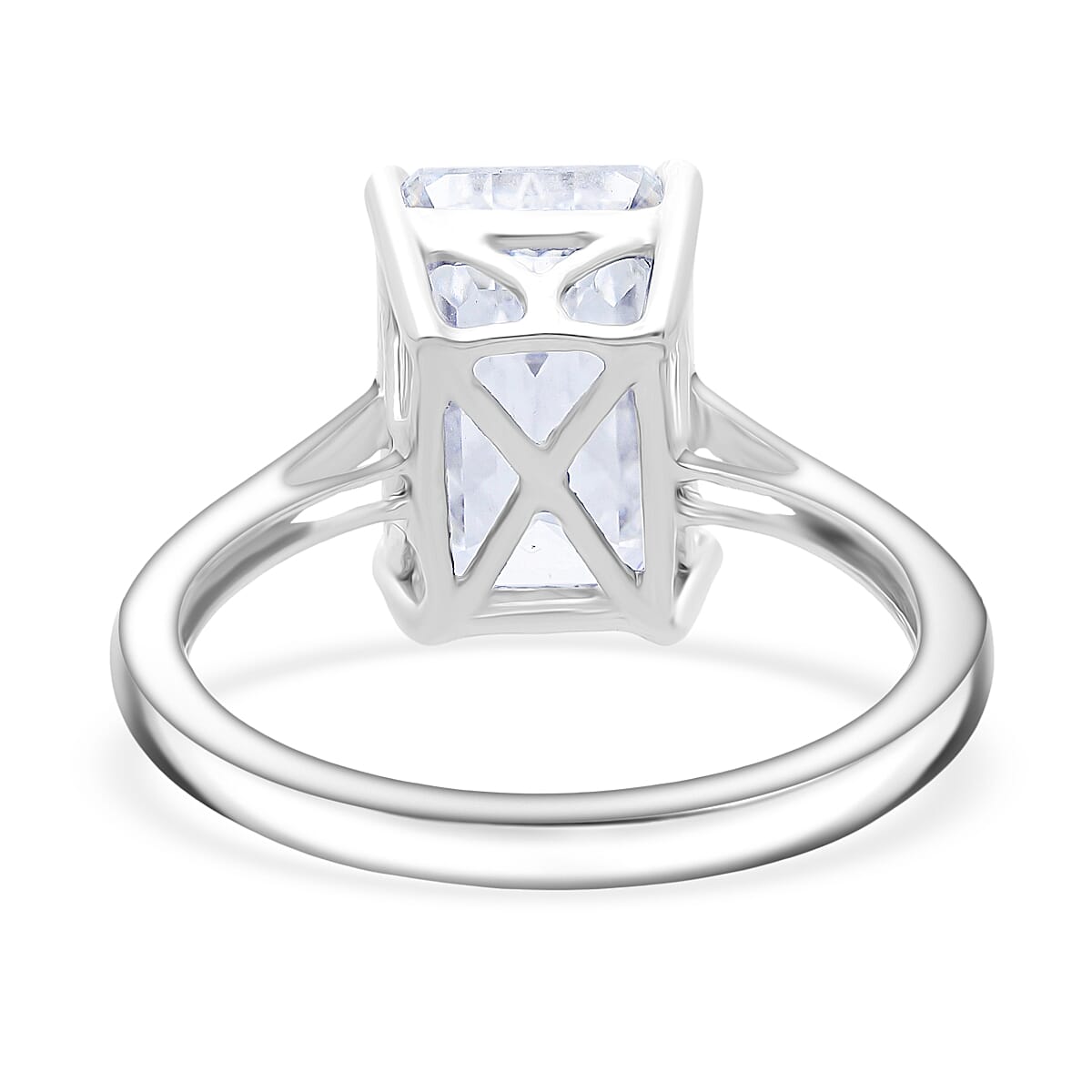 Doorbuster IGI Certified Luxuriant Lab Grown Diamond E-F VS 5.00 ctw Solitaire Ring in 950 Platinum (Size 8.0) 5.60 Grams image number 4