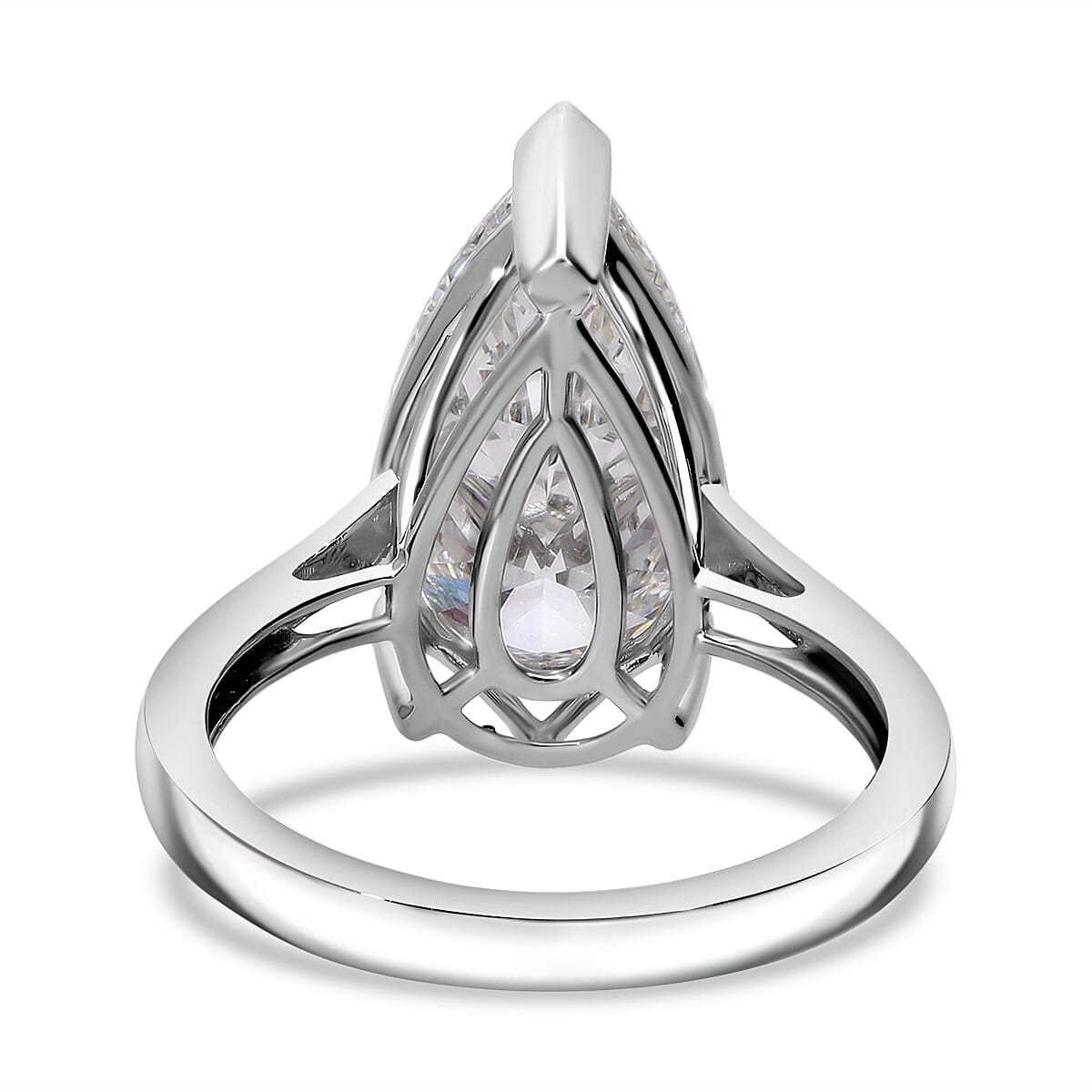 Doorbuster IGI Certified Luxuriant Lab Grown Diamond E-F VS 5.00 ctw Solitaire Ring in 950 Platinum (Size 6.0) 5.60 Grams image number 3