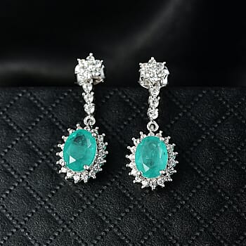 Emeraldine Triplet Quartz / 925 Silver / Platinum Overlay - Product card gallery slide 2 (10205849420089)
