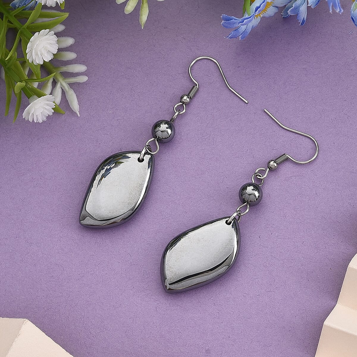 Terahertz 30.00 ctw Fancy Teardrop Earrings in Stainless Steel image number 1
