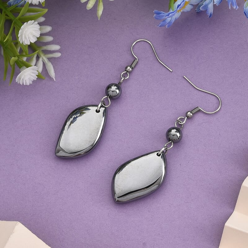 Terahertz 30.00 ctw Fancy Teardrop Earrings in Stainless Steel