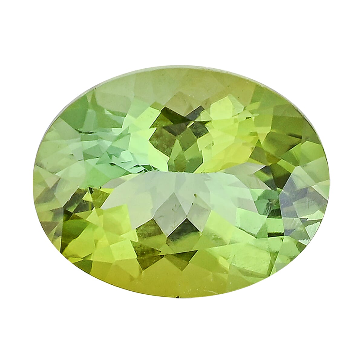 AAAA Cruzeiro Olive Tourmaline (Ovl 10x8 mm) 2.40 ctw image number 0