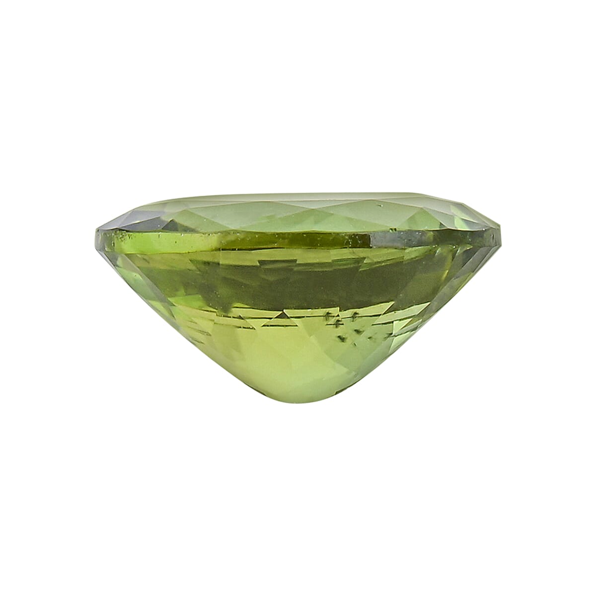 AAAA Cruzeiro Olive Tourmaline (Ovl 10x8 mm) 2.40 ctw image number 3