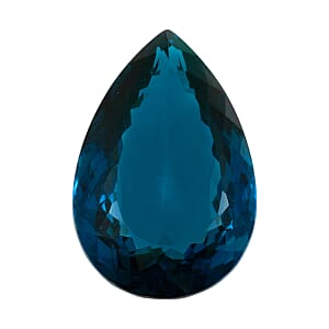 AAAA London Blue Topaz (Pear Free Size) 36.00 ctw