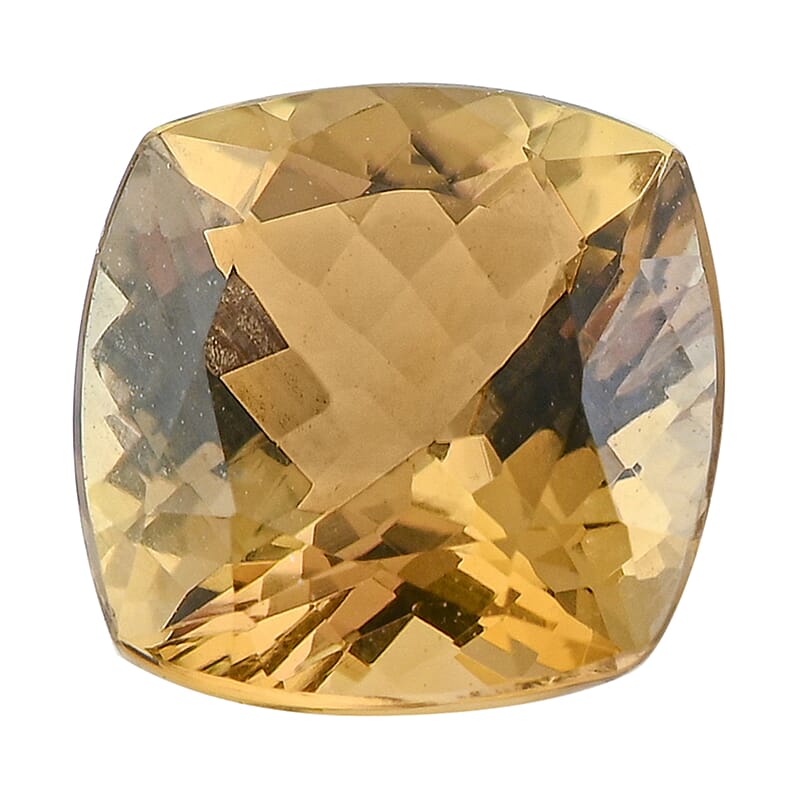 AAAA Natural Golden Tanzanite (Square Cush 7x7 mm) 1.50 ctw