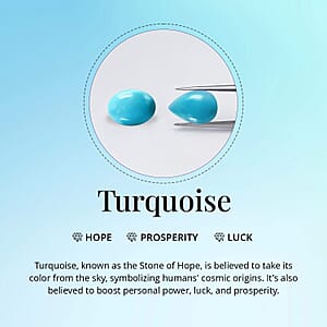 D'Joy Premium Sleeping Beauty Turquoise and Diamond 5.65 ctw Ring in Rhodium Over Sterling Silver (Size 7.0)