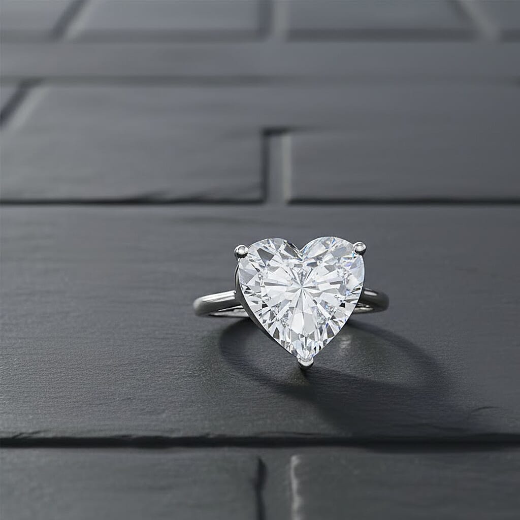 IGI Certified Luxuriant Lab Grown Diamond Solitaire Ring in 950 Platinum 5.00 ctw (Size 6.0)