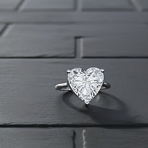IGI Certified Luxuriant Lab Grown Diamond Solitaire Ring in 950 Platinum 5.00 ctw (Size 8.0)