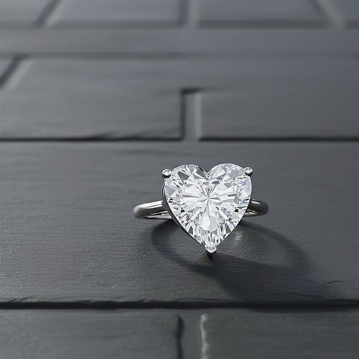 IGI Certified Luxuriant Lab Grown Diamond Solitaire Ring in 950 Platinum 5.00 ctw (Size 8.5) image number 1