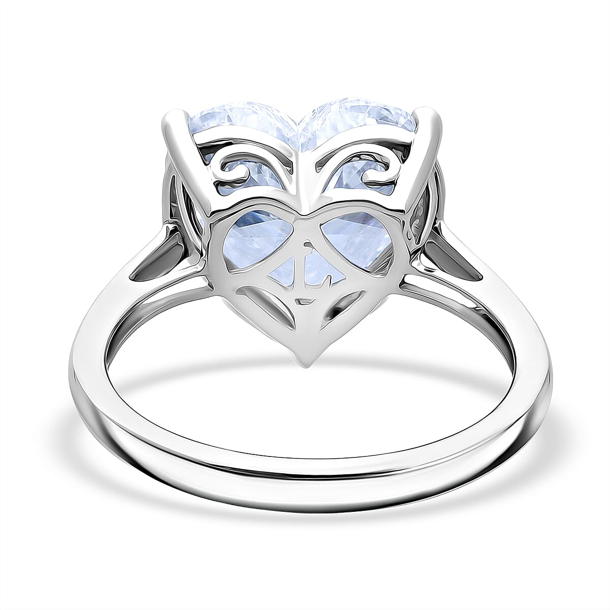 IGI Certified Luxuriant Lab Grown Diamond Solitaire Ring in 950 Platinum 5.00 ctw (Size 9.0) image number 4