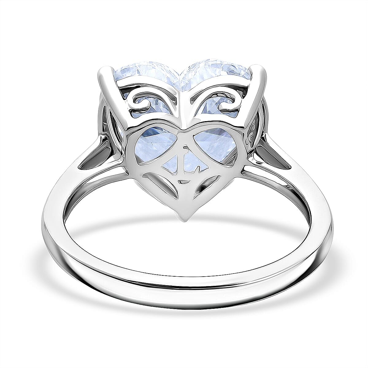 IGI Certified Luxuriant Lab Grown Diamond Solitaire Ring in 950 Platinum 5.00 ctw (Size 9.5) image number 4