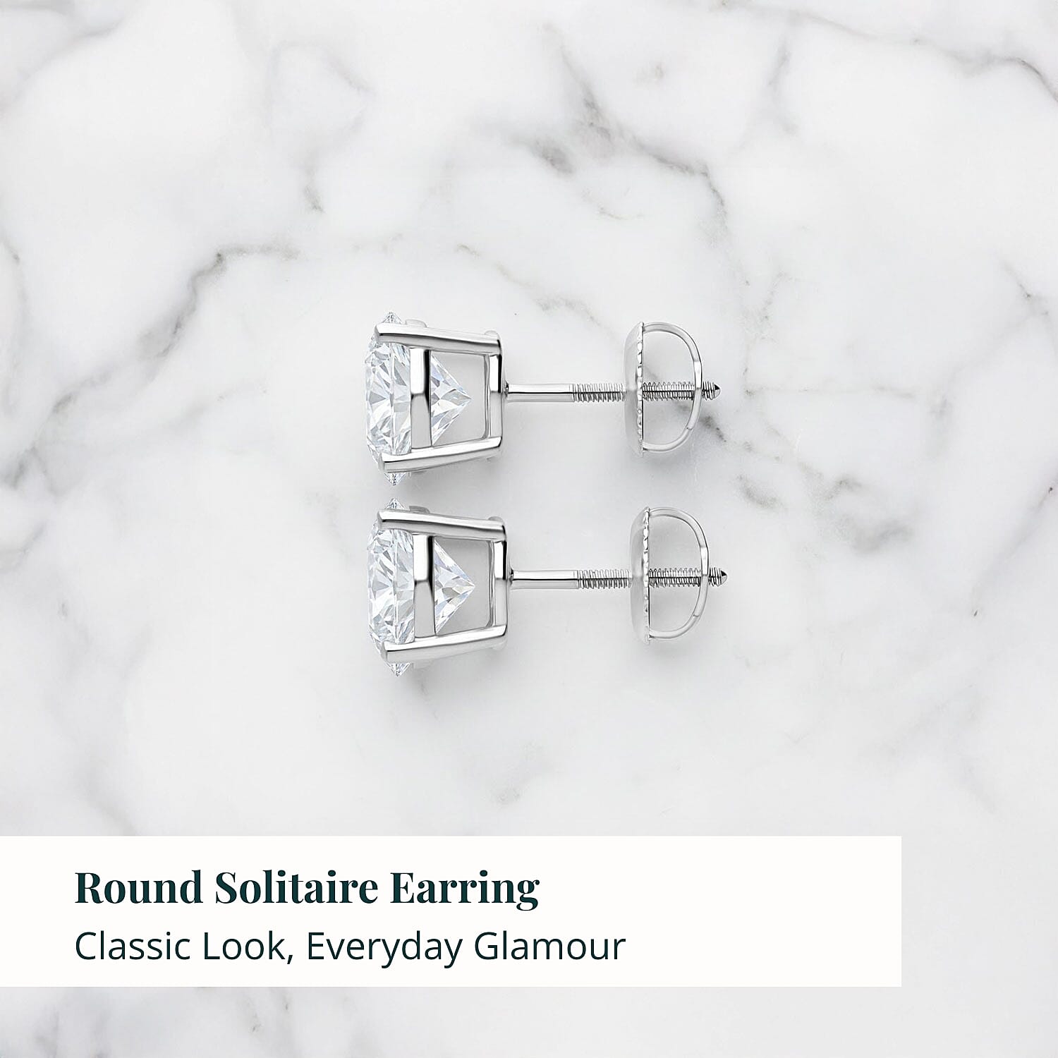 IGI Certified Luxuriant Lab Grown Diamond Solitaire Earrings in 950 Platinum 5.00 ctw ((E-F, VS)