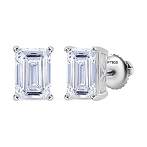 Doorbuster IGI Certified Luxuriant Lab Grown Diamond E-F VS 5.00 ctw Earrings in 950 Platinum 4 Grams