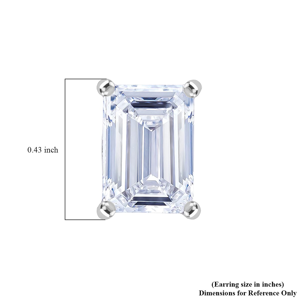 Doorbuster IGI Certified Luxuriant Lab Grown Diamond E-F VS 5.00 ctw Earrings in 950 Platinum 4 Grams image number 4