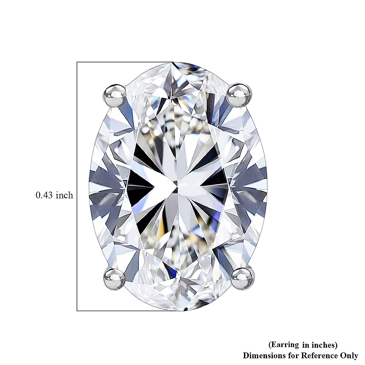 IGI Certified Luxuriant Lab Grown Diamond Solitaire Earrings in 950 Platinum 5.00 ctw (E-F, VS) image number 7