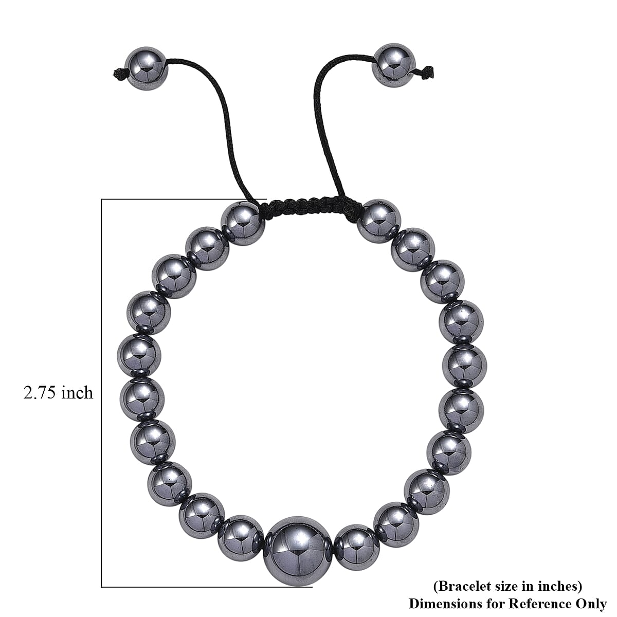Doorbuster Terahertz 75.00 ctw Beaded Stretch Bracelet image number 4