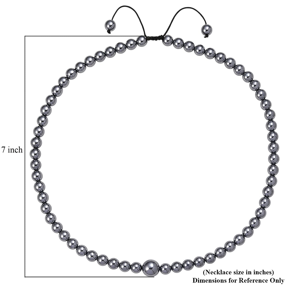 Doorbuster Terahertz 66.00 ctw Beaded Necklace 20 Inches image number 6