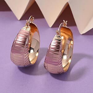 Hoop Earrings in Tritone