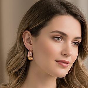 Hoop Earrings in Tritone